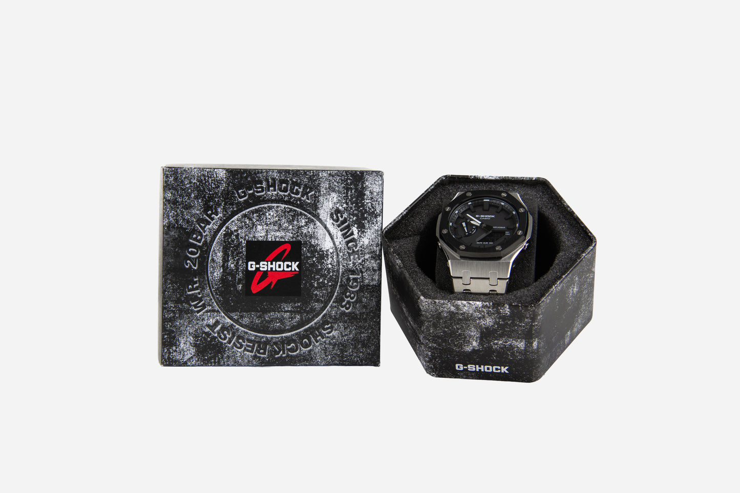 Casioak - Acier Noir & Gris